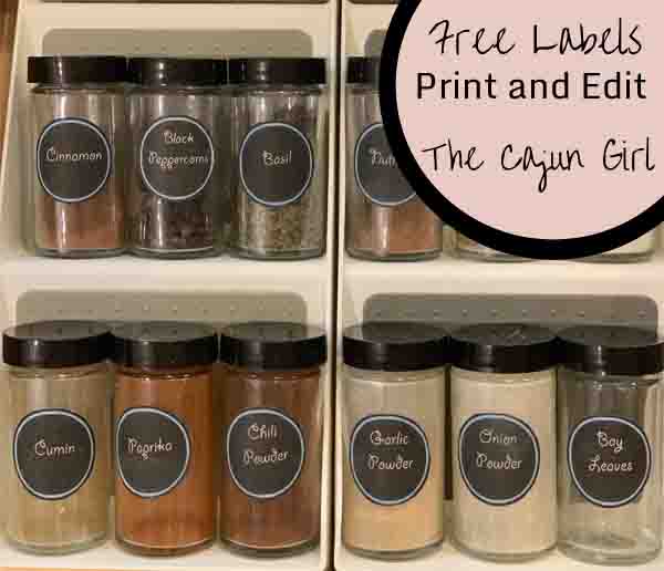 Edit and Print your own labels