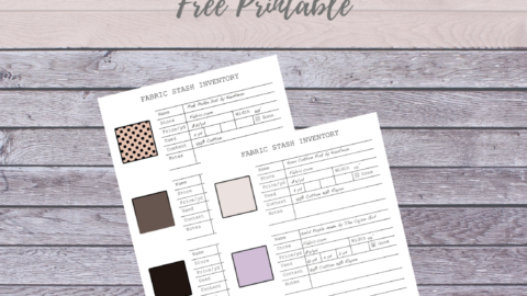 Fabric Stash Inventory