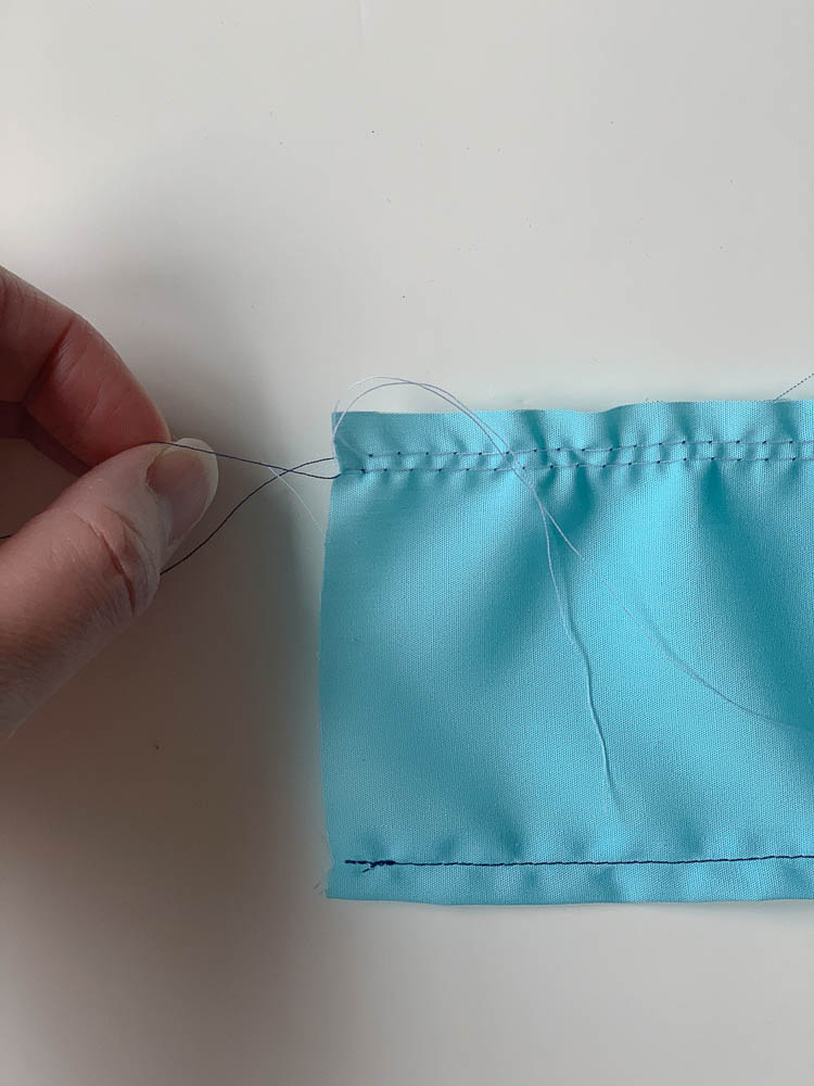 Pull the bobbin thread