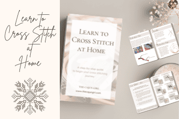 Learn to cross stitch from home